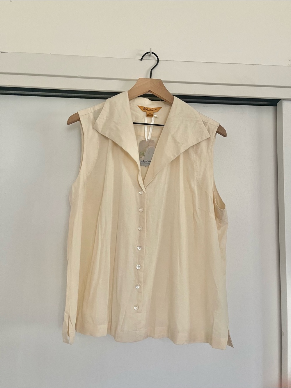 April Cornell Mae Blouse in Ecru
